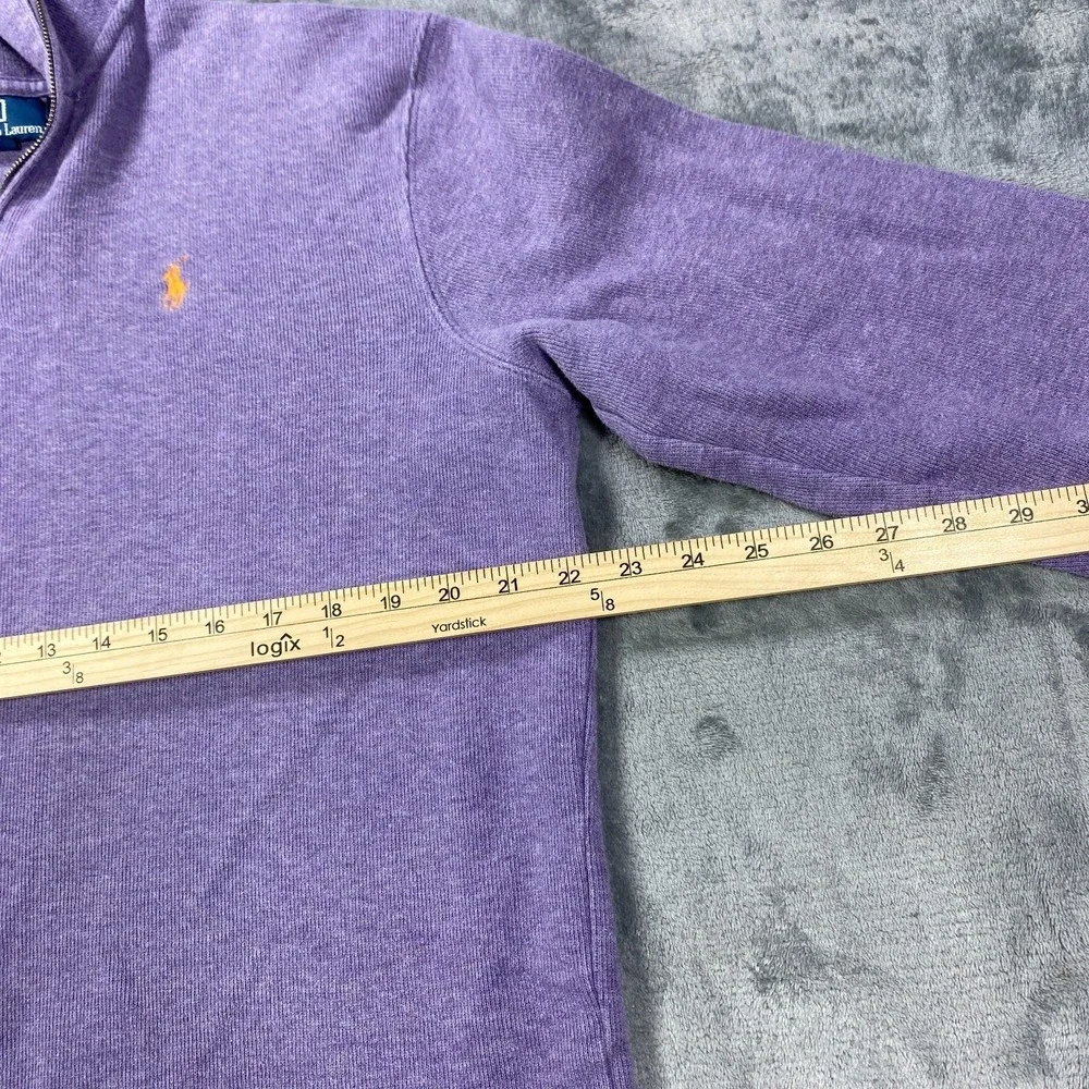 Vintage Polo Ralph Lauren Shirt Large Purple Golf‎ Pony Ivy Classic Long Sleeve